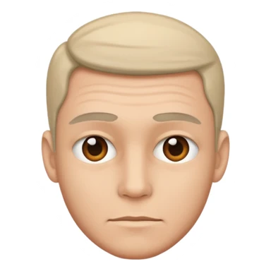 cool male head photos sticker