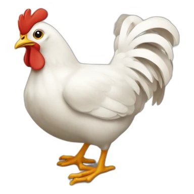 Poule qui fait la fête  sticker