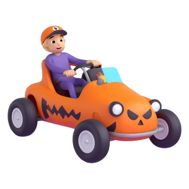 halloween race sticker
