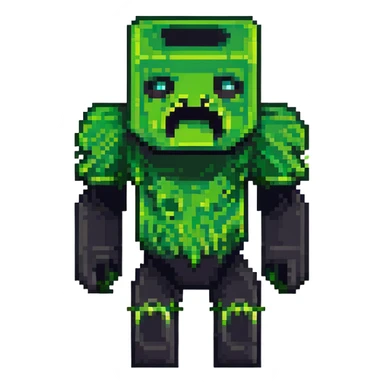 Minecraft creeper monster sticker