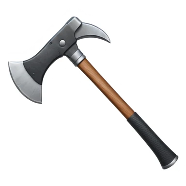 black metal climbing axe sticker