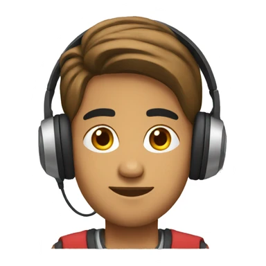 Young Sardar guy wearing headphones sticker