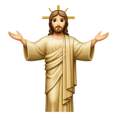 Christ the Redeemer, no frame sticker