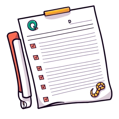 a to-do list paper that is extremely long, curling up and down like a snake, filled with many tiny checkboxes, fading into the distance to look never-ending sticker