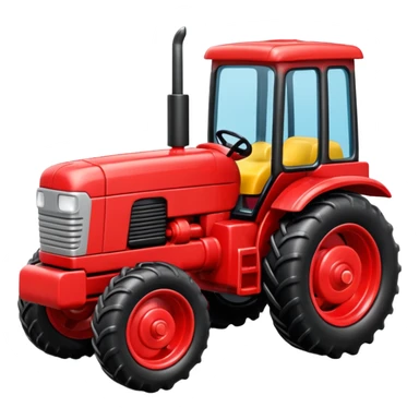 plastic toy  tractor sticker