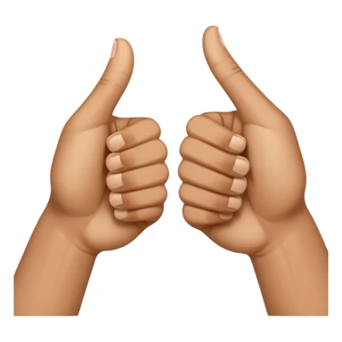 👍 and 👎 combined together sticker