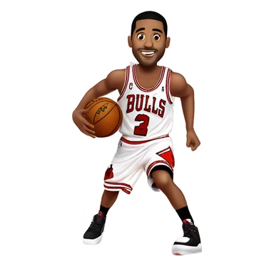 Derrck Rose en los Chicago bulls  sticker