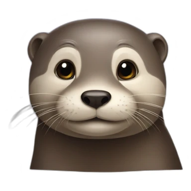 Grosse loutre sticker