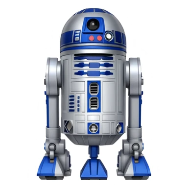 A robot R2D2 of starwars sticker