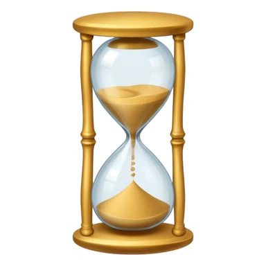 Hourglass sticker