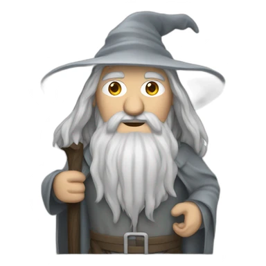 gandalf as software engineer coach sticker