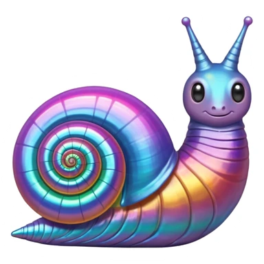 Disco snail sticker