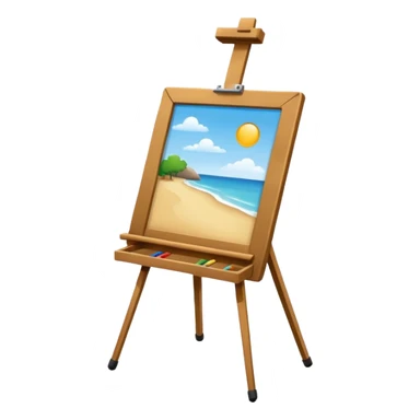 artist easel sticker