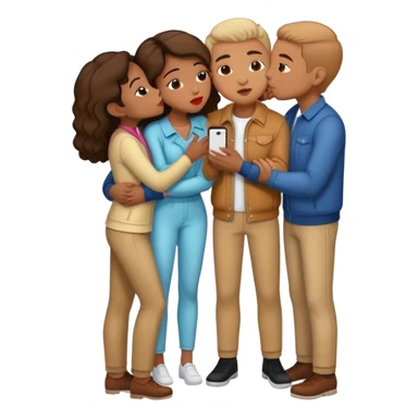 drake kissing drake kissing drake kissing drake sticker