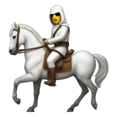 klansman on a horse sticker