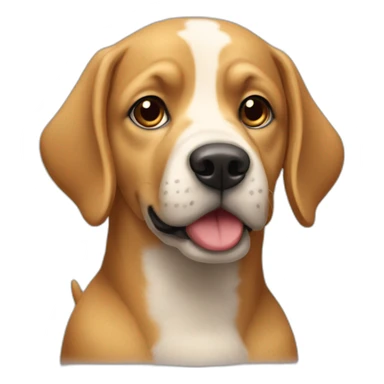 chien sur un chien sticker