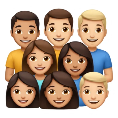 many Latino people sticker