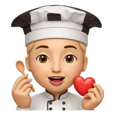 Chef Kiss El Hareketi, 3D rendered emoji, with professional lighting, white background sticker