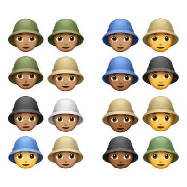 Emojis ovnis type discord avec un bob type jul avec différentes expressions sticker