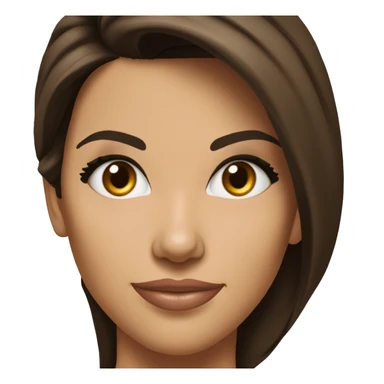 3/4 face, contrasted, shadow, light, Eva Longoria expression, standing from a distance, thin nose, brunette woman, hazel eyes, long eyelashes, dark shoulder shaded hair, white t-shirt, jeans, white sneakers sticker