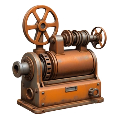 1980s machinery and equipment sticker