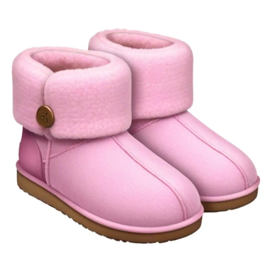 Pink ugg slippers sticker