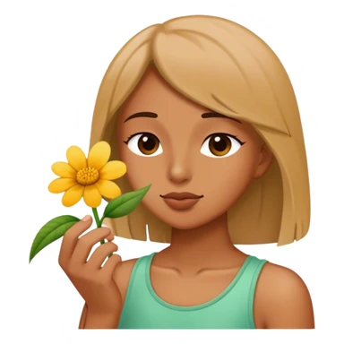 The nose and the act of smelling, sensing different scents sticker