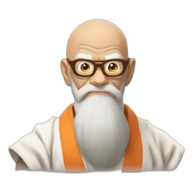 master roshi of Gragon ball sticker