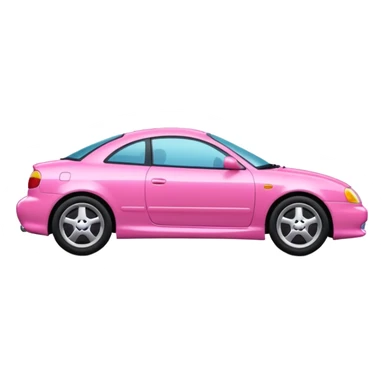 Pink car 2000s sticker