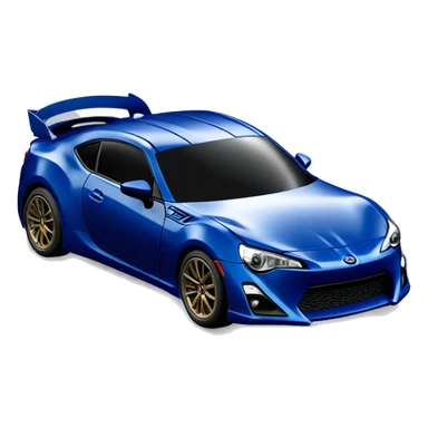    dark blue Scion FR-S monster rc car sticker