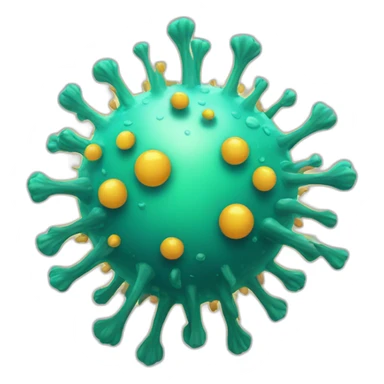 Corona virus sticker