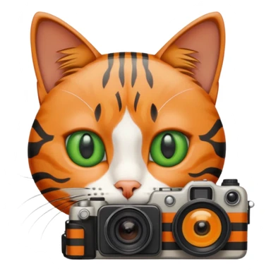 photographer cat sticker