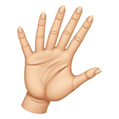 Twisted fingers Hope hand sign  sticker