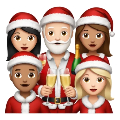 Family Xmas sticker