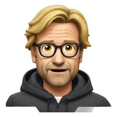 Klopp dizzy head sticker