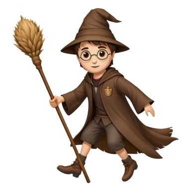 harry potter broom sticker