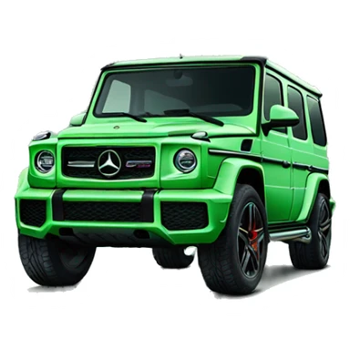 Matte green g63 sticker