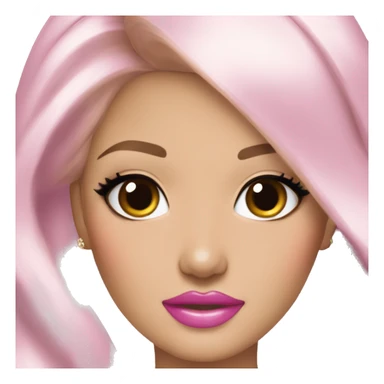 glamorous asian barbie  luxurious and boujee sticker