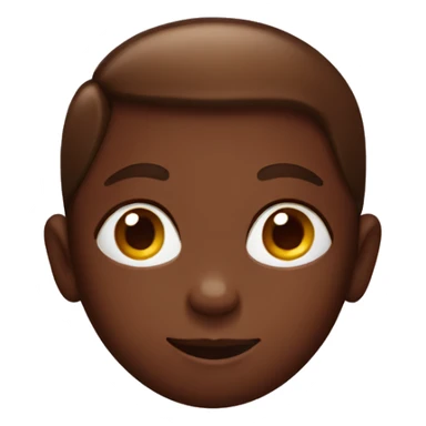 A child with a chocolate-covered face. sticker