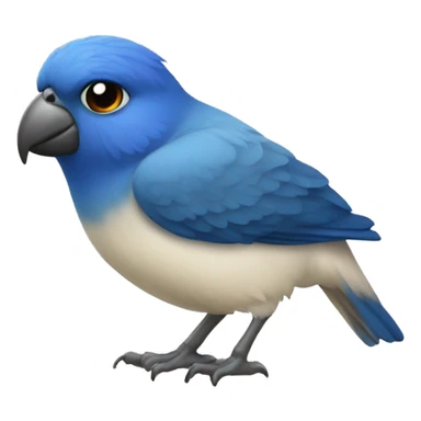 Agapornis azul sticker