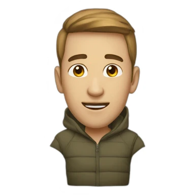 Хаски в худи sticker