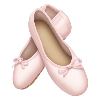 Pale light pink ballet shoes sticker