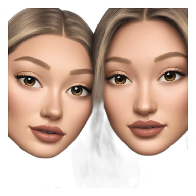 Gigi hadid and Bella hadid sticker