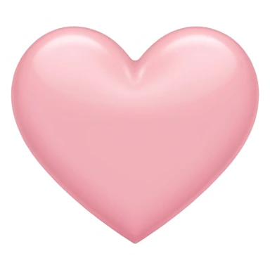 Pastel pink heart sticker