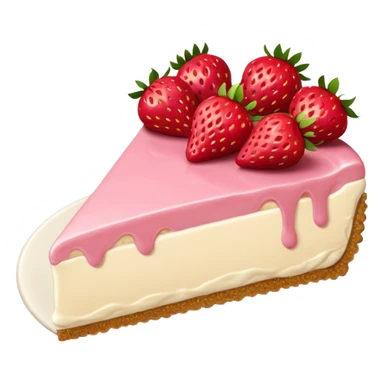 strawberry cheesecake sticker