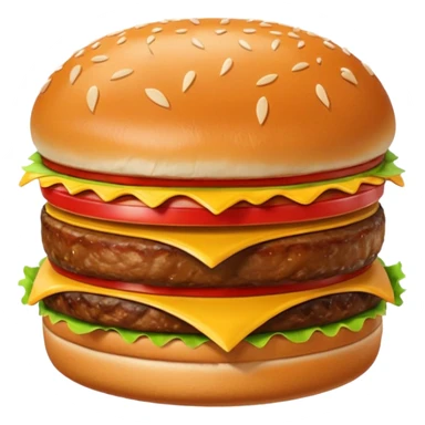 mcdonalds burger sungle patty sticker