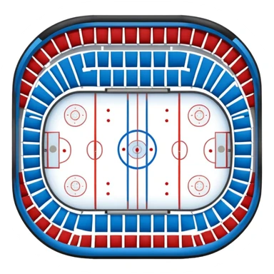 ice hockey stadium (#00A3E0) and red (#F9423A) sticker