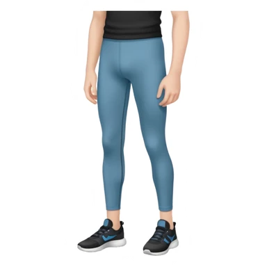 boy in leggings sticker
