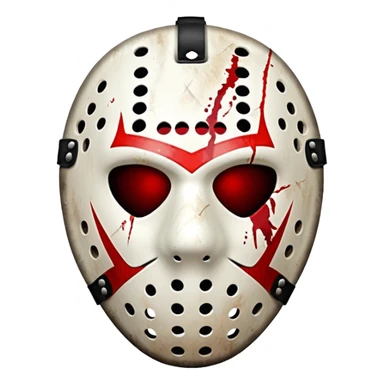 Jason hockey mask sticker