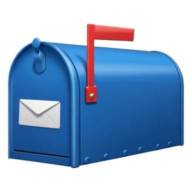 mailbox in postal service  sticker